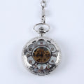 Vintage Floral Mechanical Pocket Watch for Men