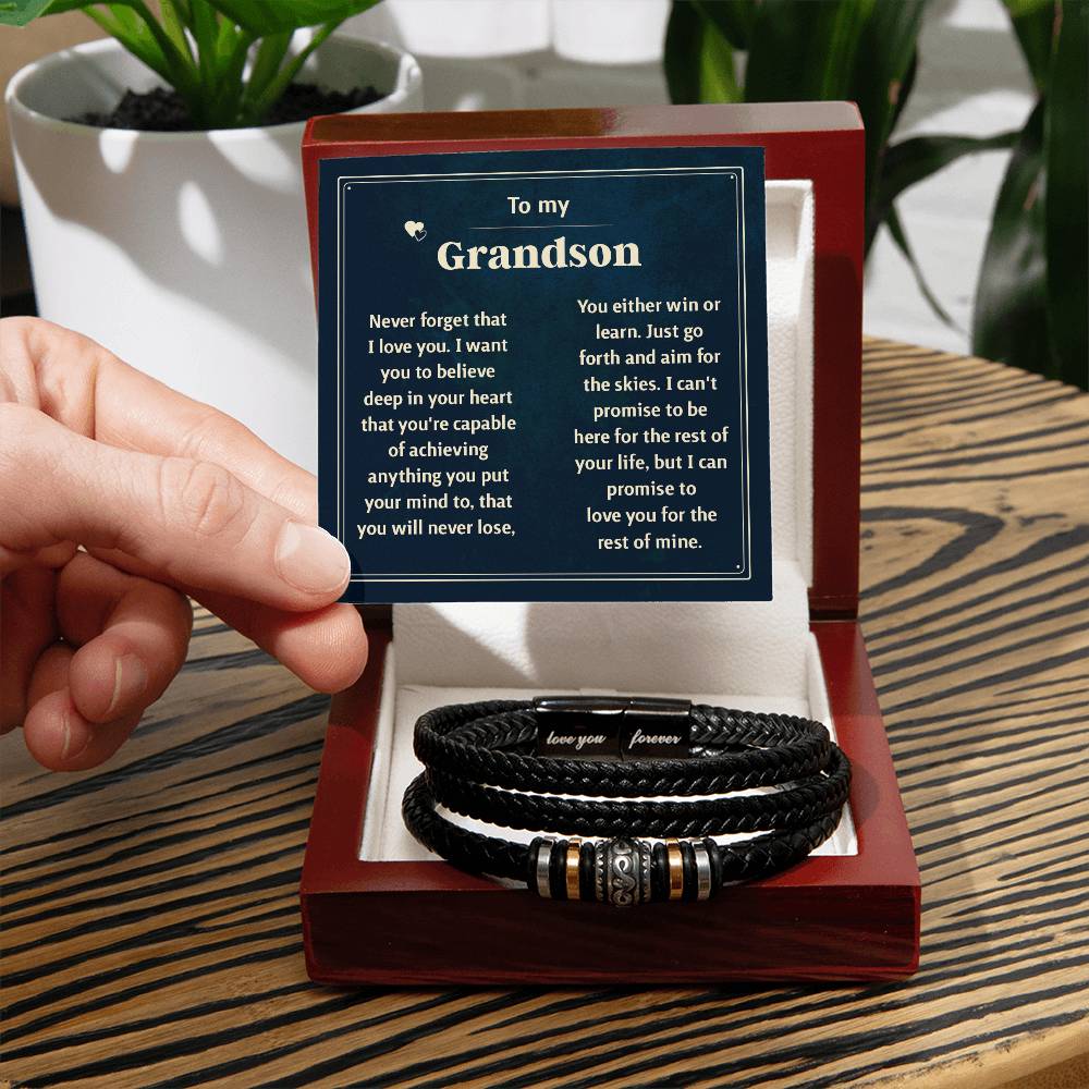 Being Special - Mens Leather Bracelet