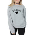Round Neck Cotton Sweatshirt - DOG LOVER Fashion