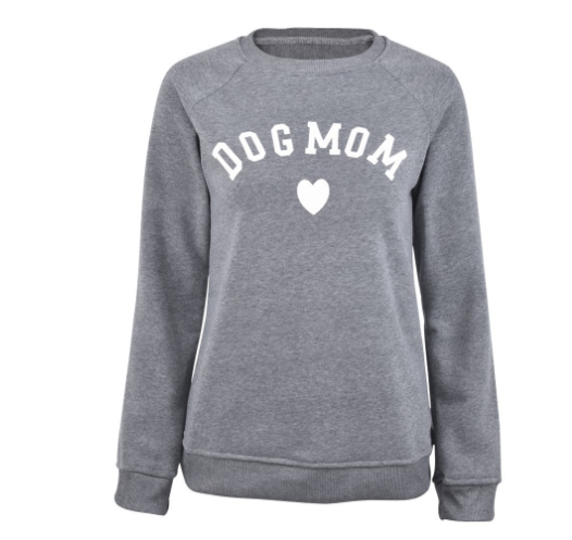 Round Neck Cotton Sweatshirt - DOG LOVER Fashion